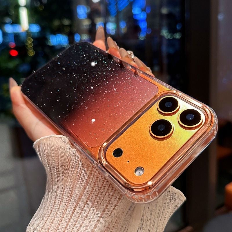 BLACK Crystal Shimmer Case For iphone Series