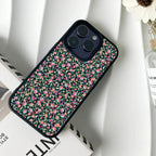 Black Small Floral Phone Case