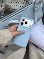 Siera Blue (Light Blue) Silicon Case With Soft Padding