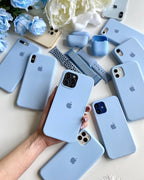 Siera Blue (Light Blue) Silicon Case With Soft Padding