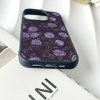Vintage Purple Flower Printed Phone Case
