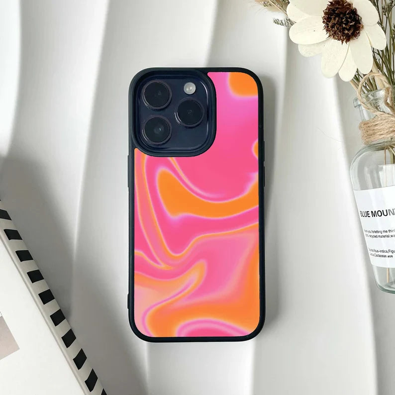 Pink Orange Fusion Printed Phone Case for all Models