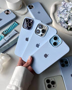 Siera Blue (Light Blue) Silicon Case With Soft Padding