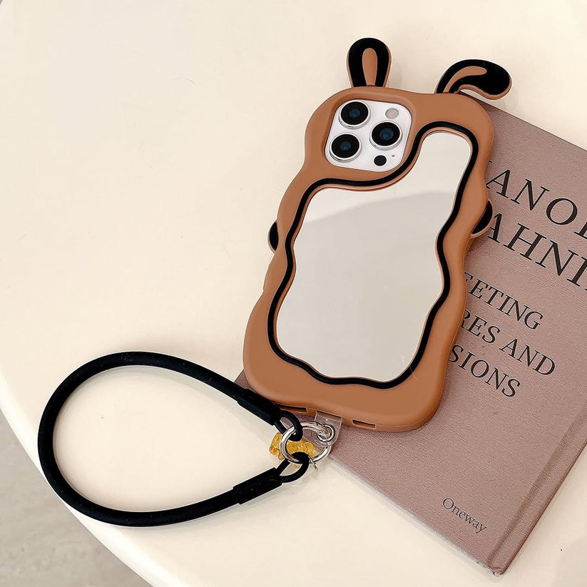 Cute Bunny Mirror iPhone Case
