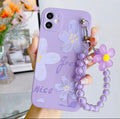 Purple Flower Chain Case