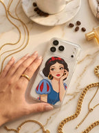 Disney Princess Semi Transparent Printed Cases