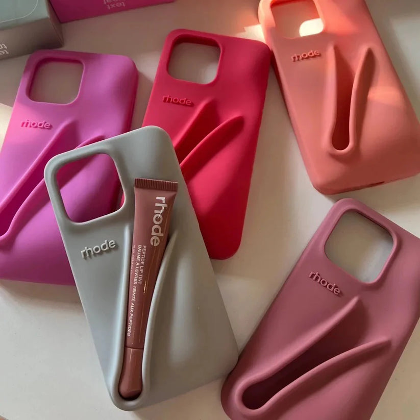 New Original Rhodes LipGloss 💄 Silicone Case With Box