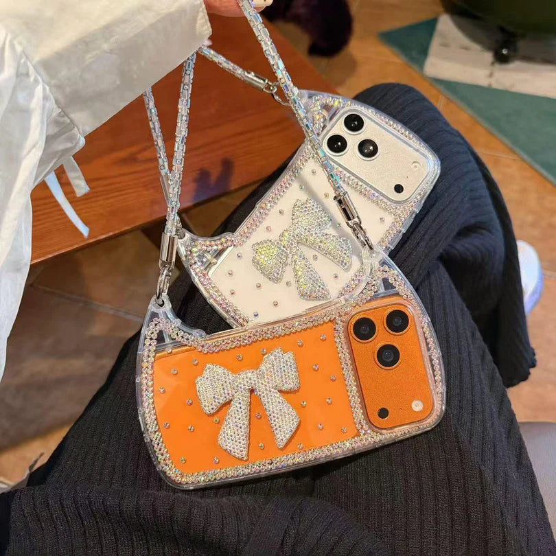 New Bowquette Retro Bag Case With Lanyard