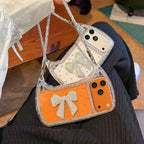 New Bowquette Retro Bag Case With Lanyard