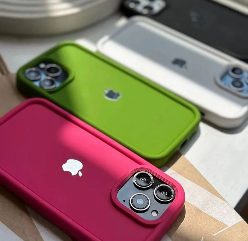 Solid Silicone Super Soft Case For IPhone