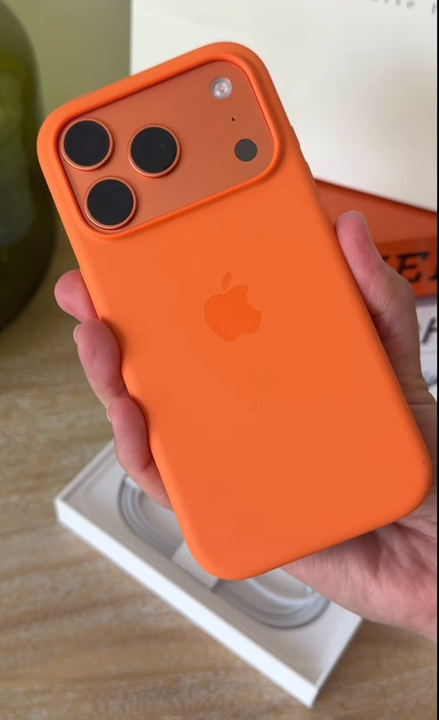 COSMIC ORANGE IPHONE SILICONE CASE