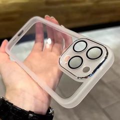 Premium Camera Lens Protection Silicone Case for iPhone