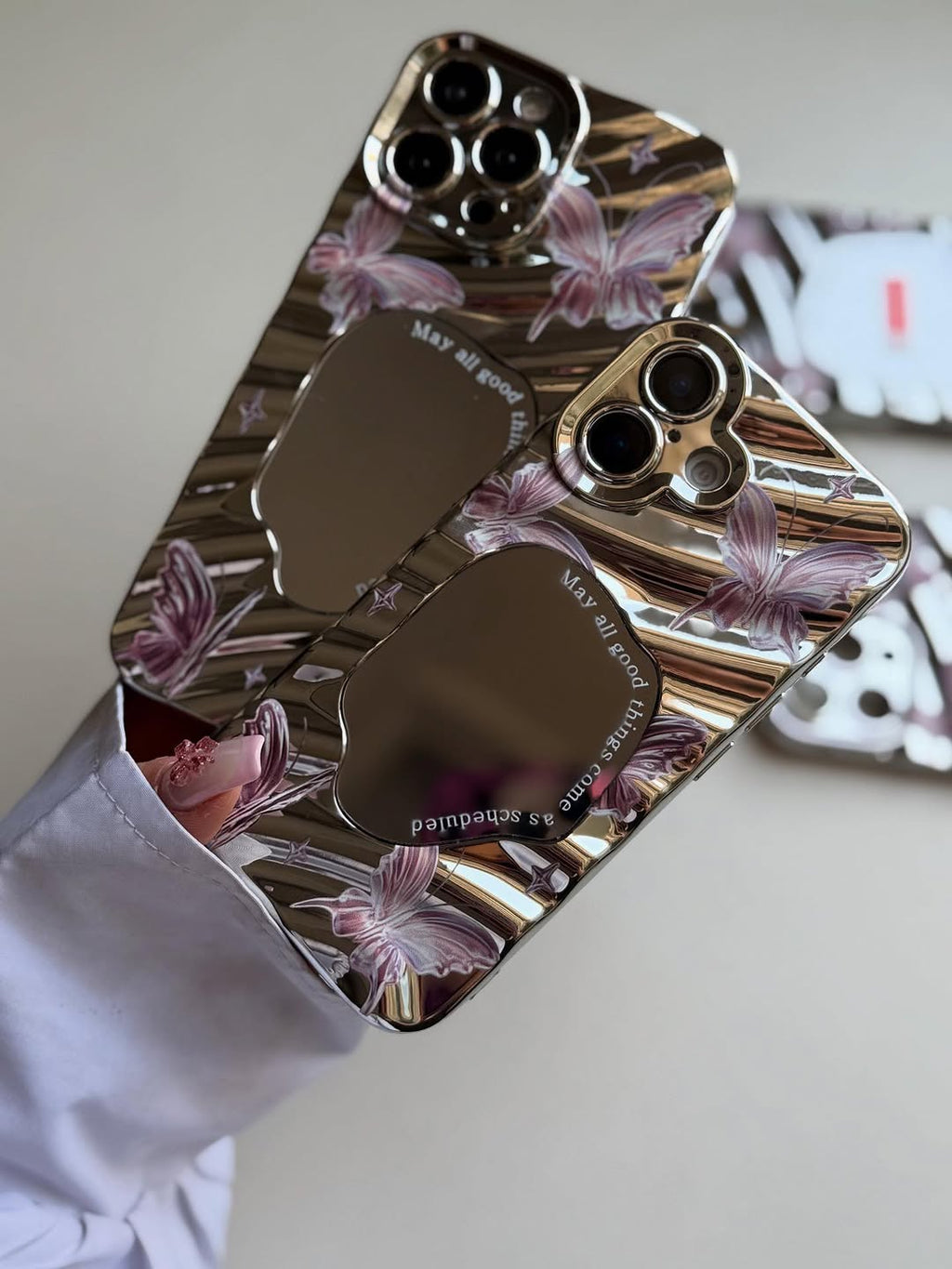 Butterfly Mirror Premium Case for iPhone