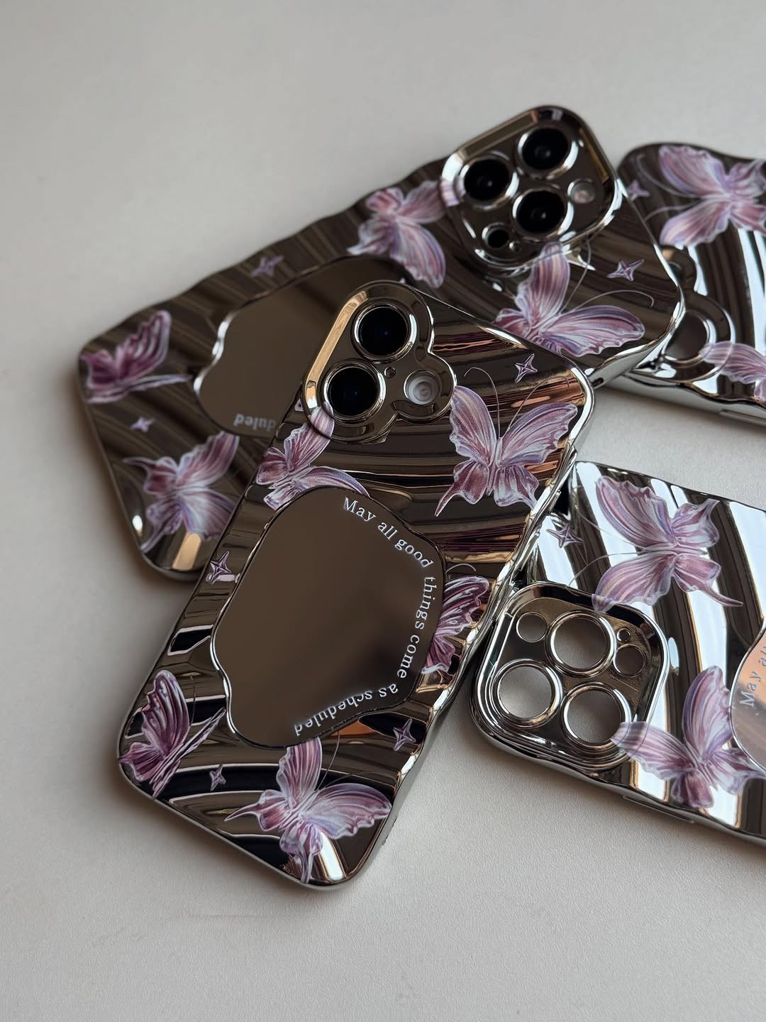 Butterfly Mirror Premium Case for iPhone