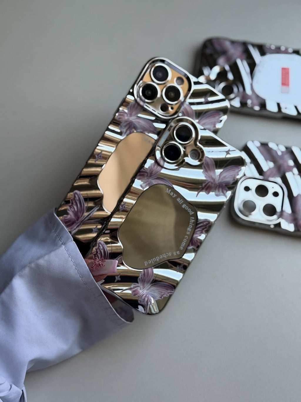 Butterfly Mirror Premium Case for iPhone