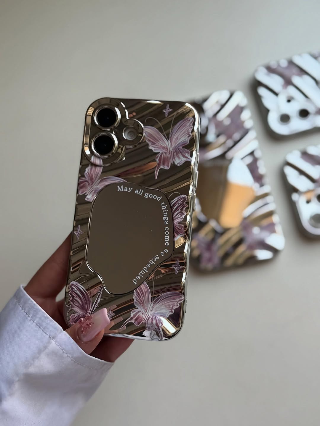 Butterfly Mirror Premium Case for iPhone
