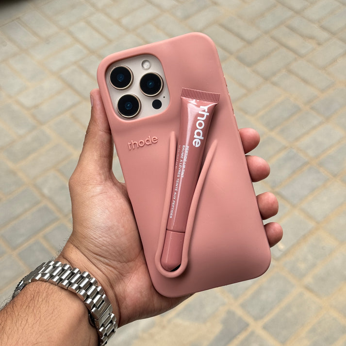 New Original Rhodes LipGloss 💄 Silicone Case With Box