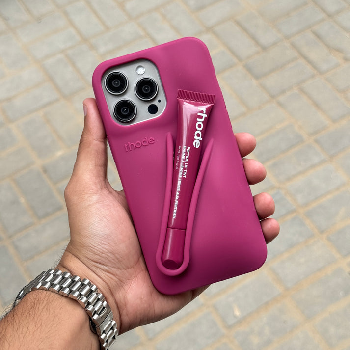 New Original Rhodes LipGloss 💄 Silicone Case With Box
