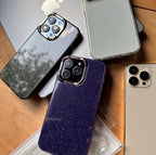 Transparent crystal Shimmer Case for iPhone