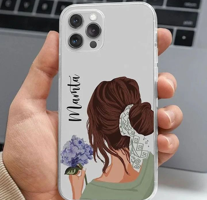 Customized Girl Name PNG Case