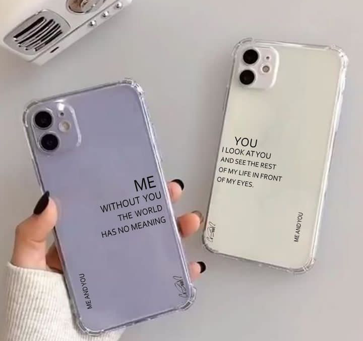Me & You Couple Customise PNG Case