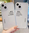 Me & You Couple Customise PNG Case