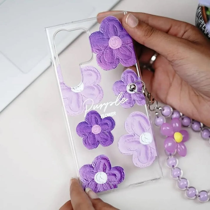 Customise Printed Covers including Purple chain