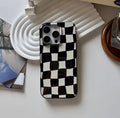 Black White Box 2D Glossy Phone Case