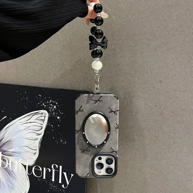 Elegant Mirror Charm Case for iPhone 11–17 Series