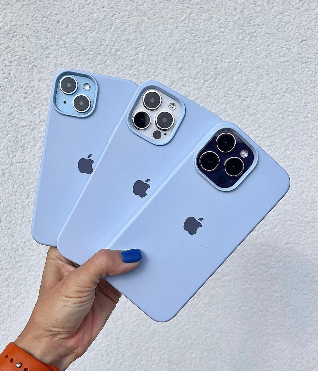 Siera Blue (Light Blue) Silicon Case With Soft Padding