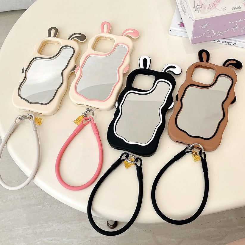 Cute Bunny Mirror iPhone Case