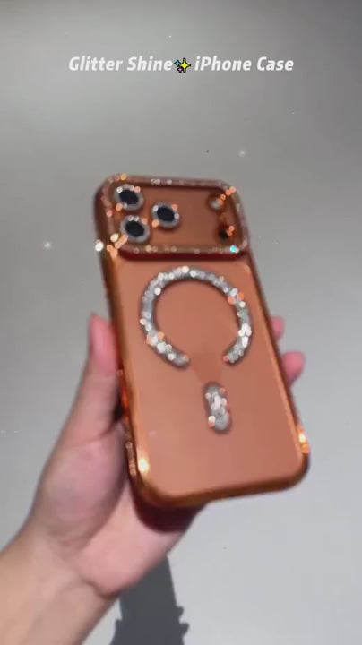 New Diamond Magsafe Glame Case With Lens Protection