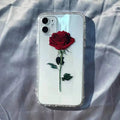 Red Rose Customise PNG Case