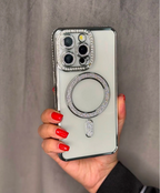 New Diamond Magsafe Glame Case With Lens Protection
