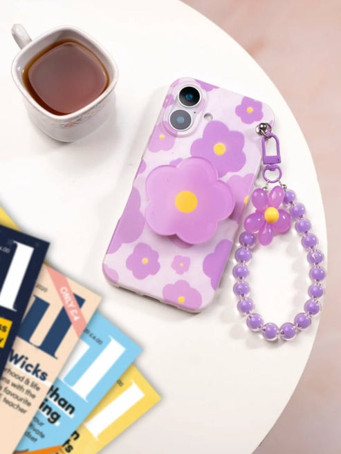 Printed Covers with Charm and pop soket