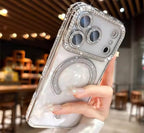 New Diamond Magsafe Glame Case With Lens Protection