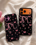 2D customise Glossy Pink Bow Case
